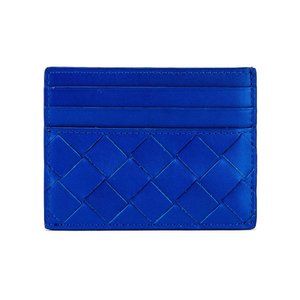 NWT Bottega Veneta Cobalt Blue Credit Card Case